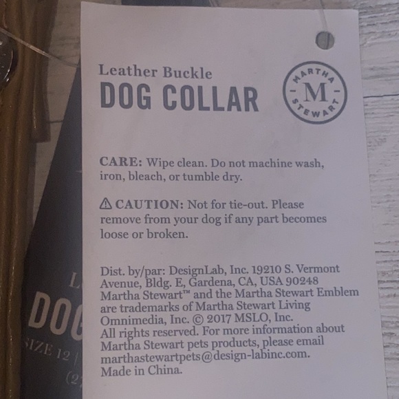 Martha Stewart Dog l/Cat Collar Set of 2- NWT 11-13in (27.9-33cm) 🐾FreeShipping🐾 - Picture 10 of 11